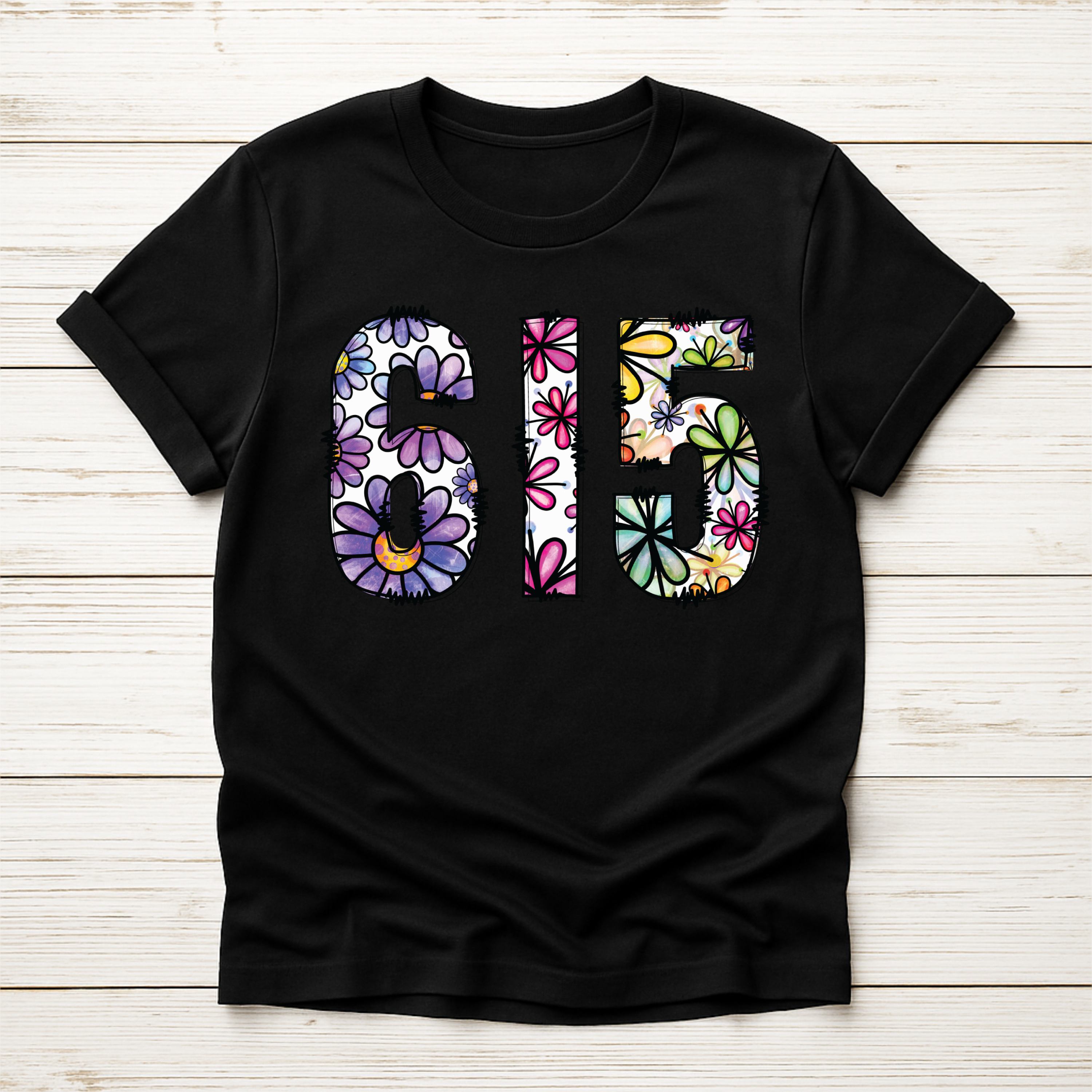 615 Floral Tee