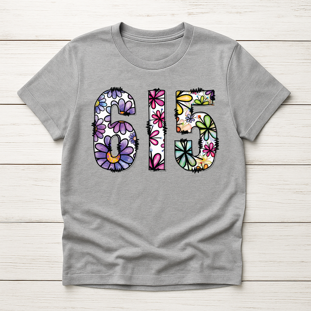 615 Floral Tee