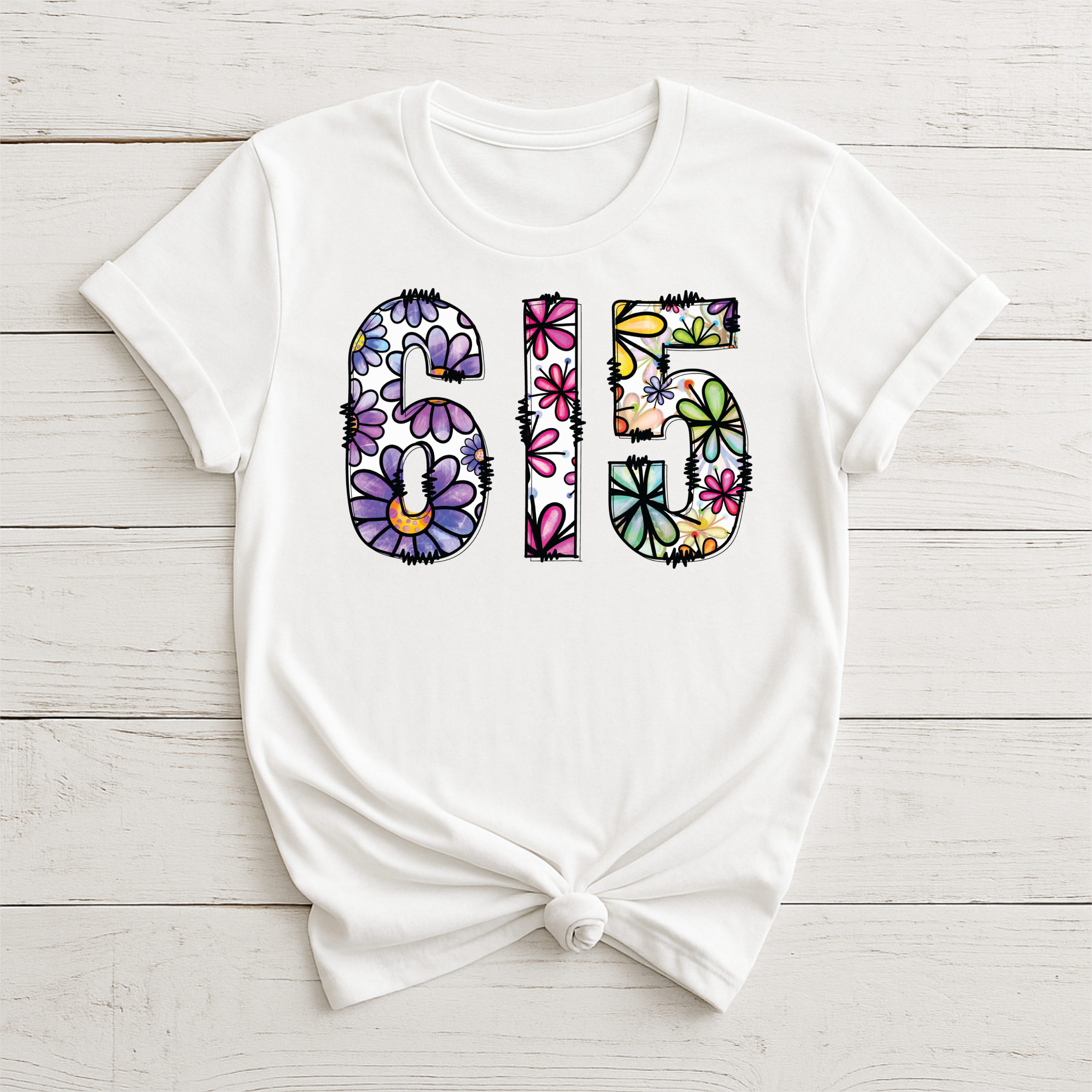 615 Floral Tee