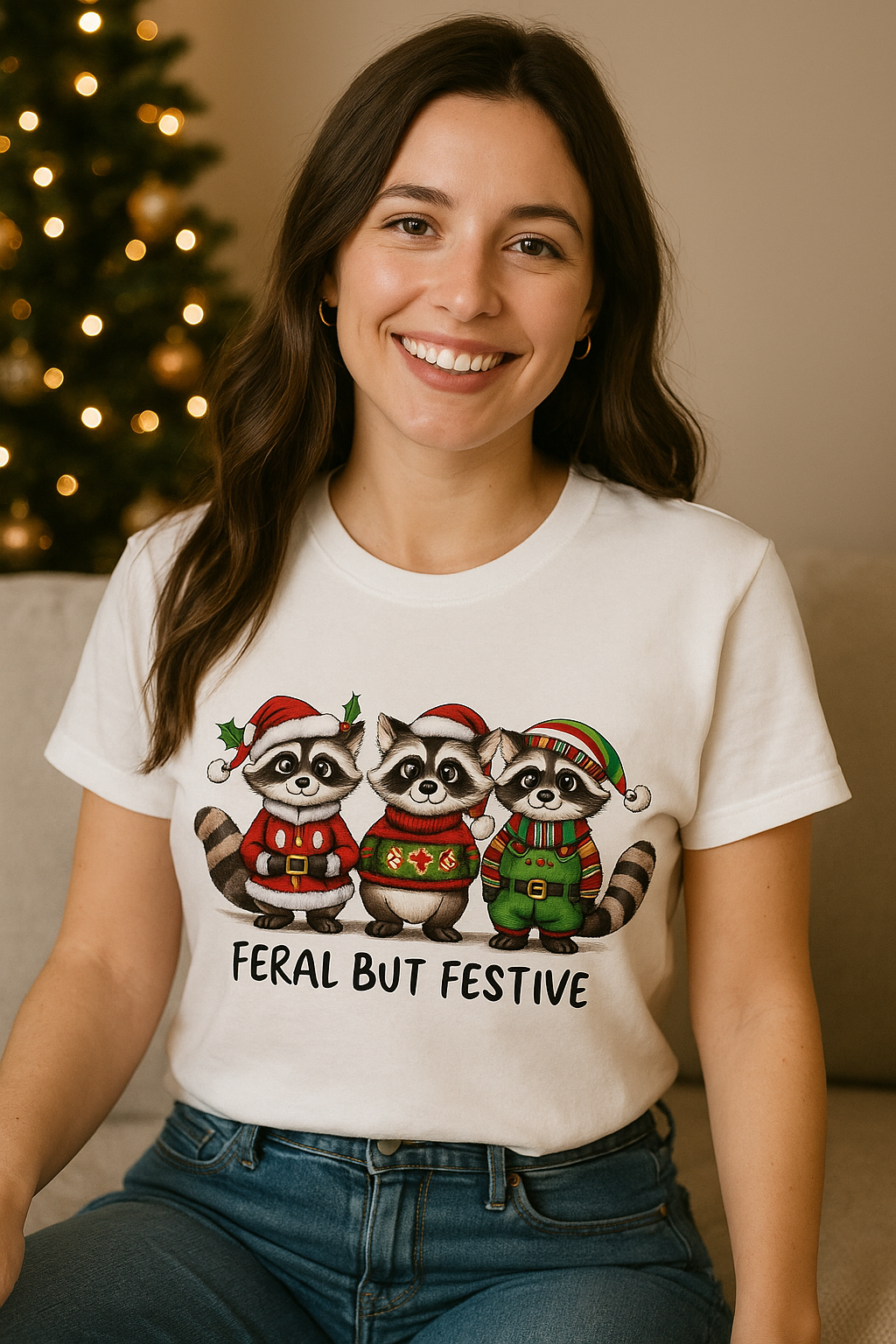 Feral But Festive Tee