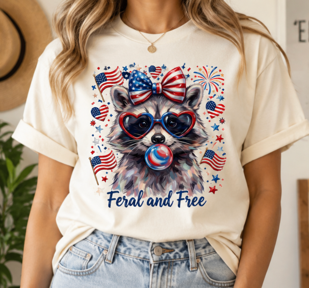 Feral and Free Raccoon
