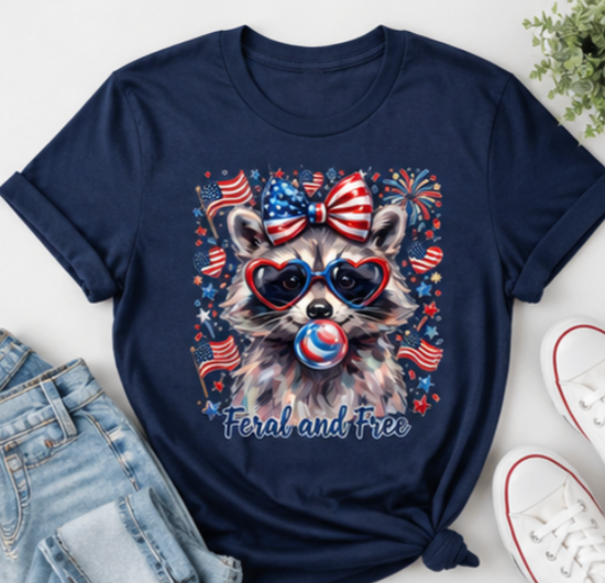 Feral and Free Raccoon