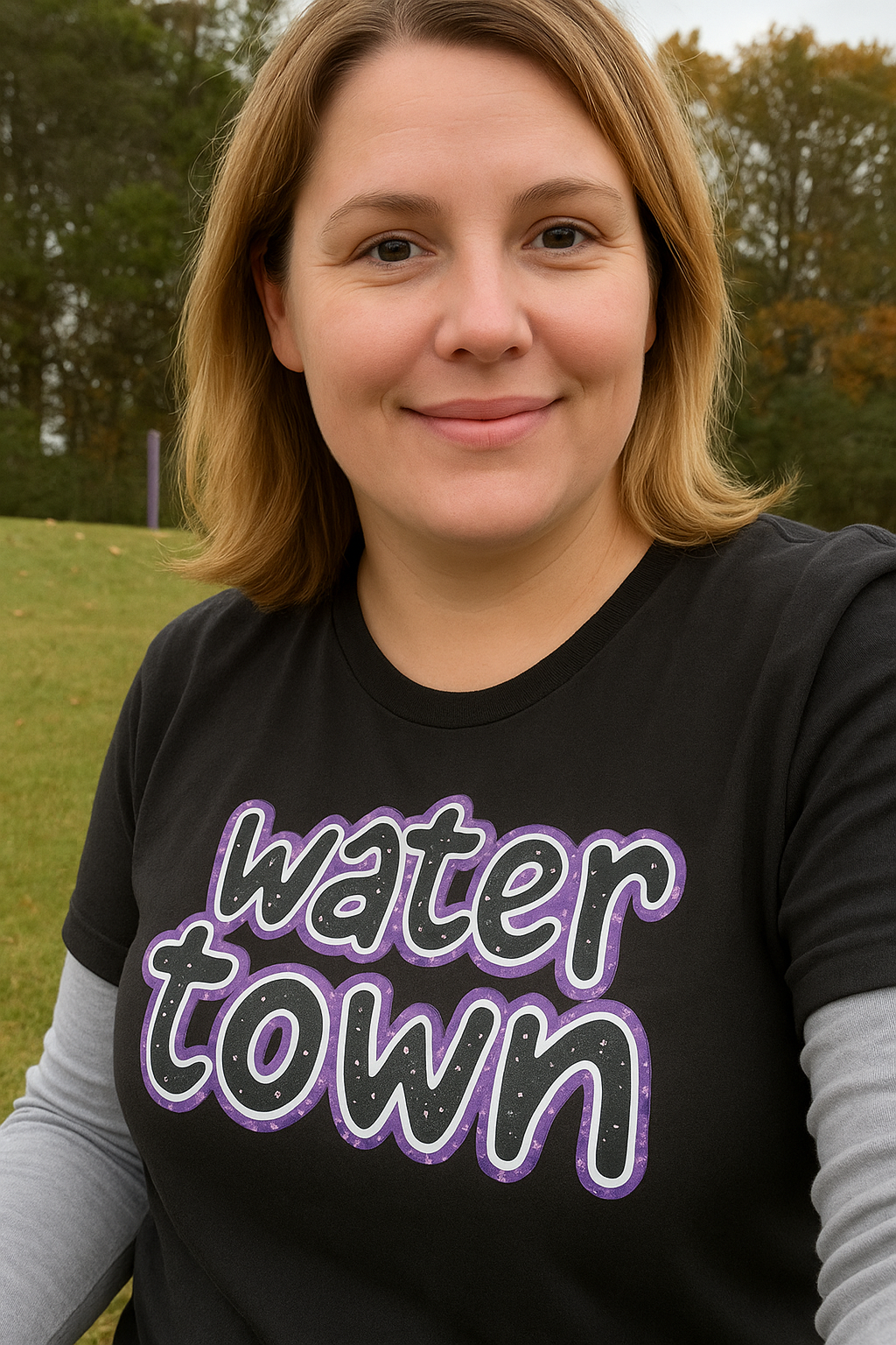 Watertown Purple and Black Glitter image 1