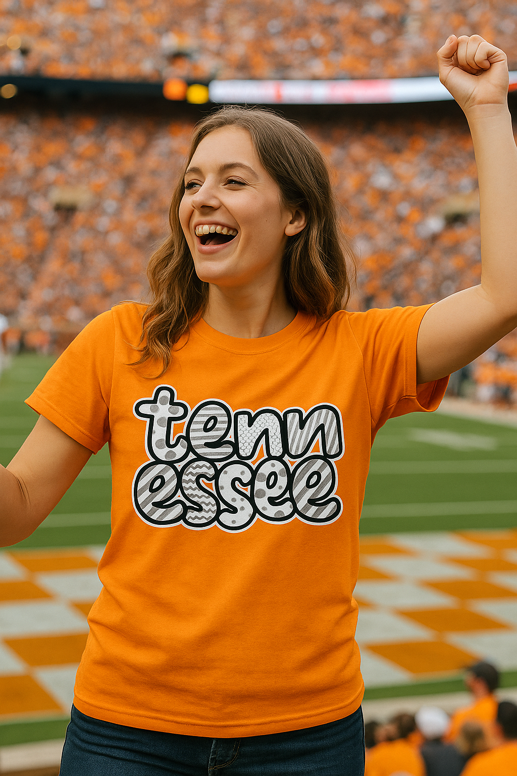 Tennessee Pattern on UT Orange image 1